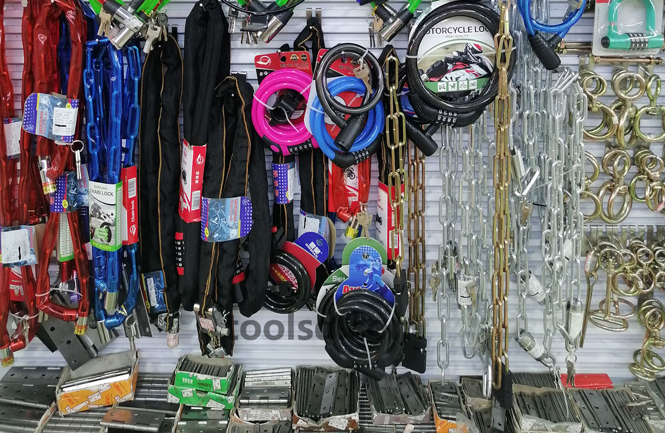 LD-023 Chain Lock with Fabric Sleeve Bike Motorcycle | Factory Wholesale Supplier