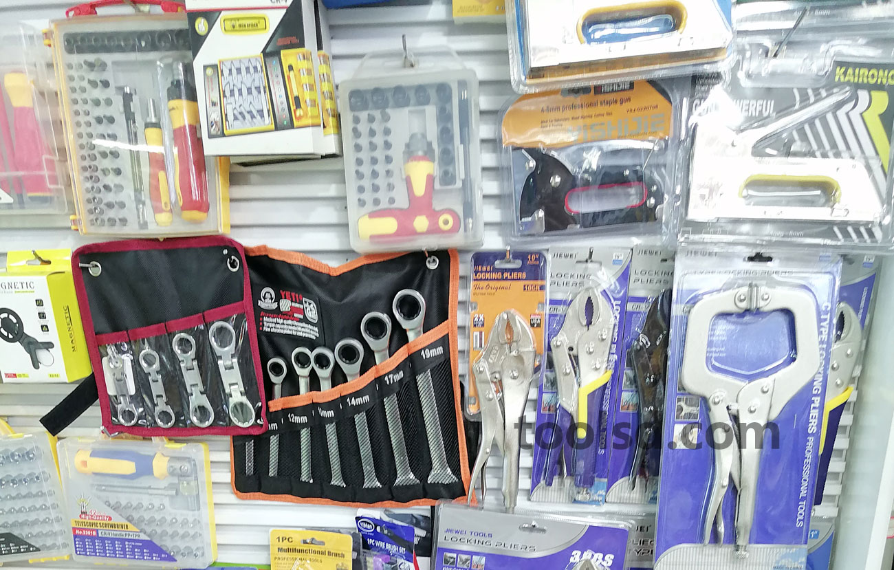 LD-159 Chrome Vanadium Steel Double-Ended Ratchet Wrench Set 7pc | Wholesale Supplier