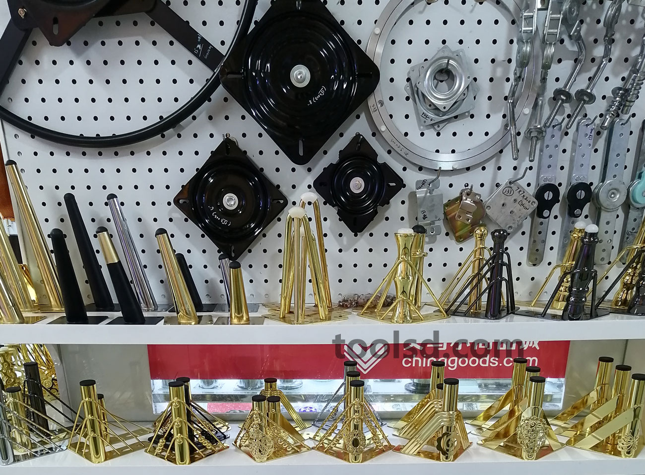 LD-282 Steel Metal Corner Bracket Angle Support Gold Zinc | Wholesale Supplier