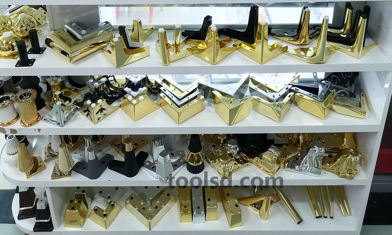 LD-282 Steel Metal Corner Bracket Angle Support Gold Zinc | Wholesale Supplier