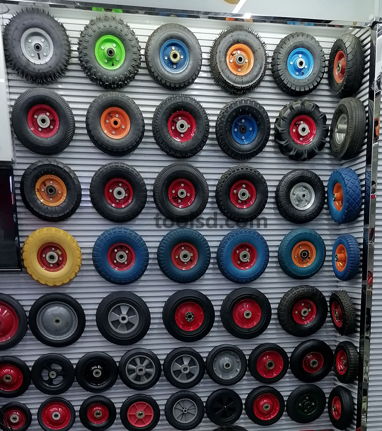 LD-421 Rubber Pneumatic Hand Truck Wheel Steel Rim 8 10 12 Inch | Wholesale Supplier